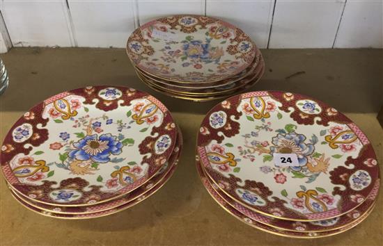 Brownfields porcelain floral plates